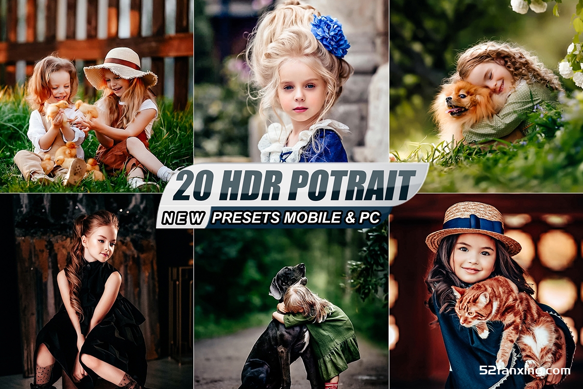 20个儿童摄影HDR效果Lightroom预设 HDR lightroom Presets