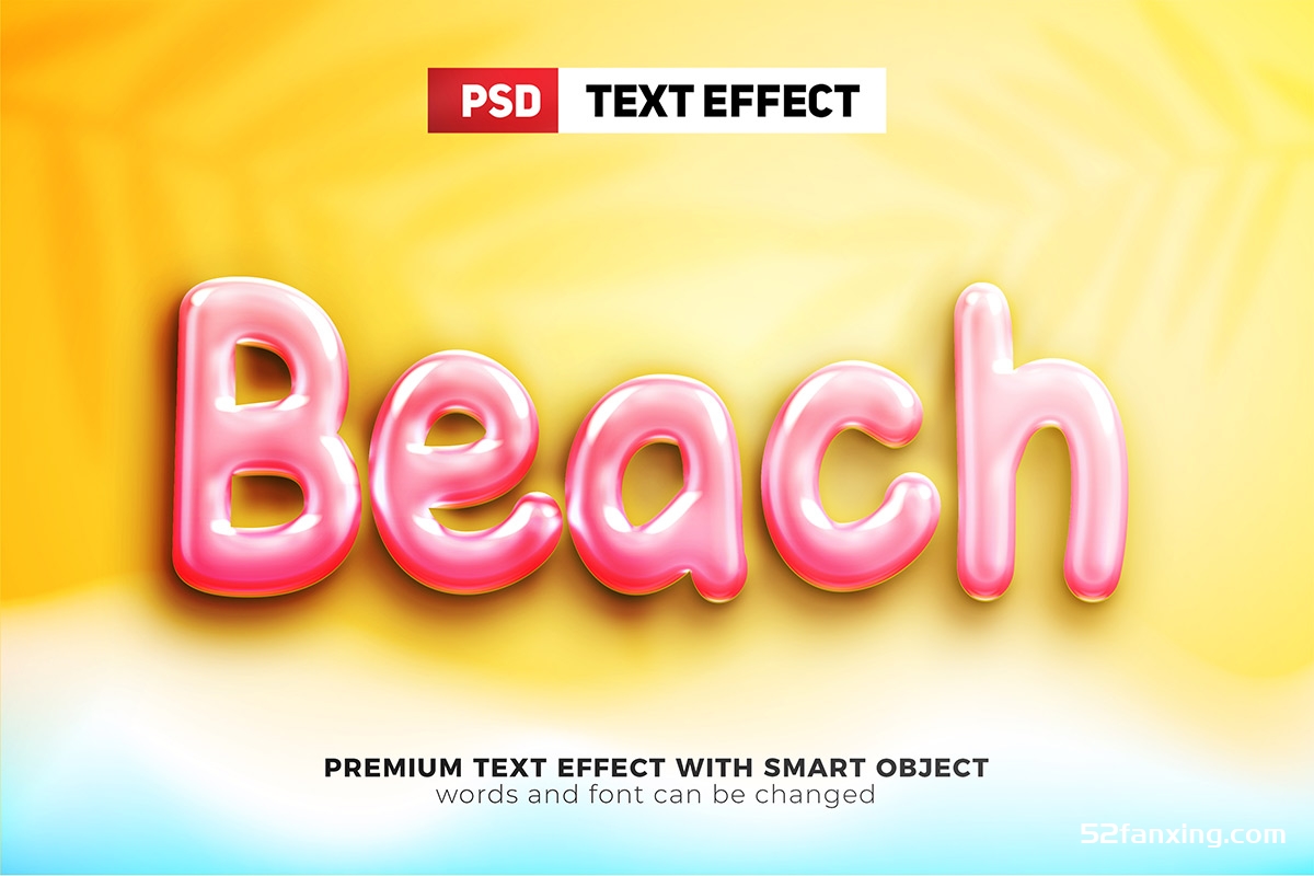 3D文字效果PSD格式PS样式集 vol 144 Psd text effect set vol 144